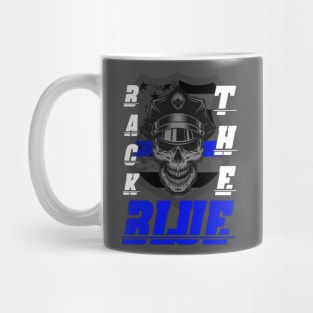 Back the Blue Shield Mug